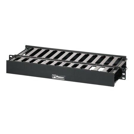 Panduit CABLE MANAGER HORIZONTAL, 1RMU 1.7"H X 19"W X 8.9"D WMPSE